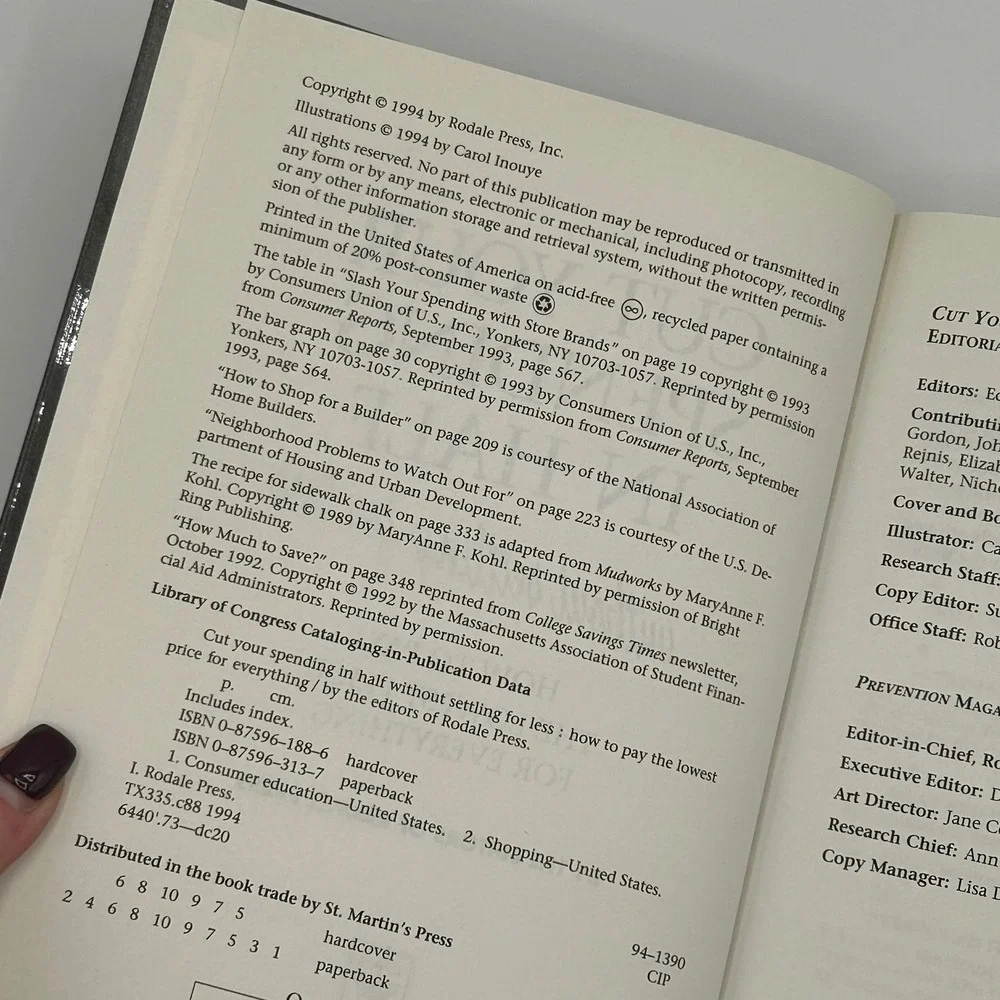 Cut Your Spending In Half W/O Settling For Less Rodale Press Hardcover Finance‎